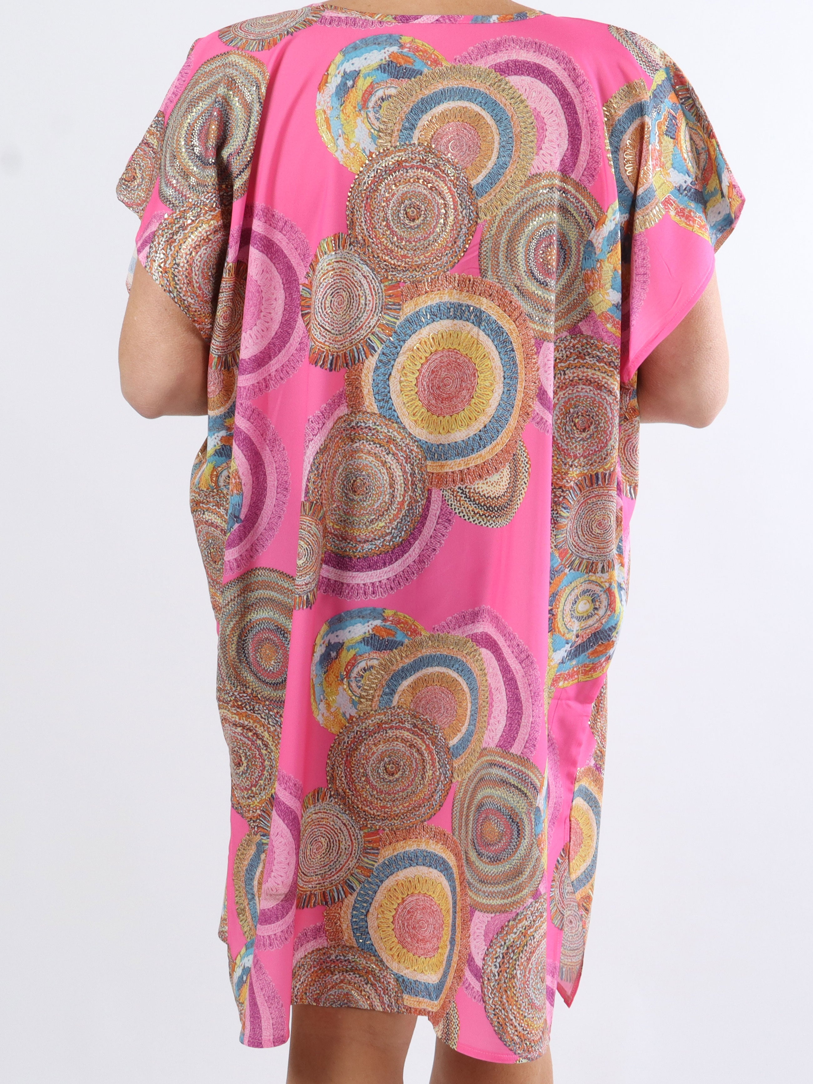 Helena - Let og luftig plus size kjole i silke